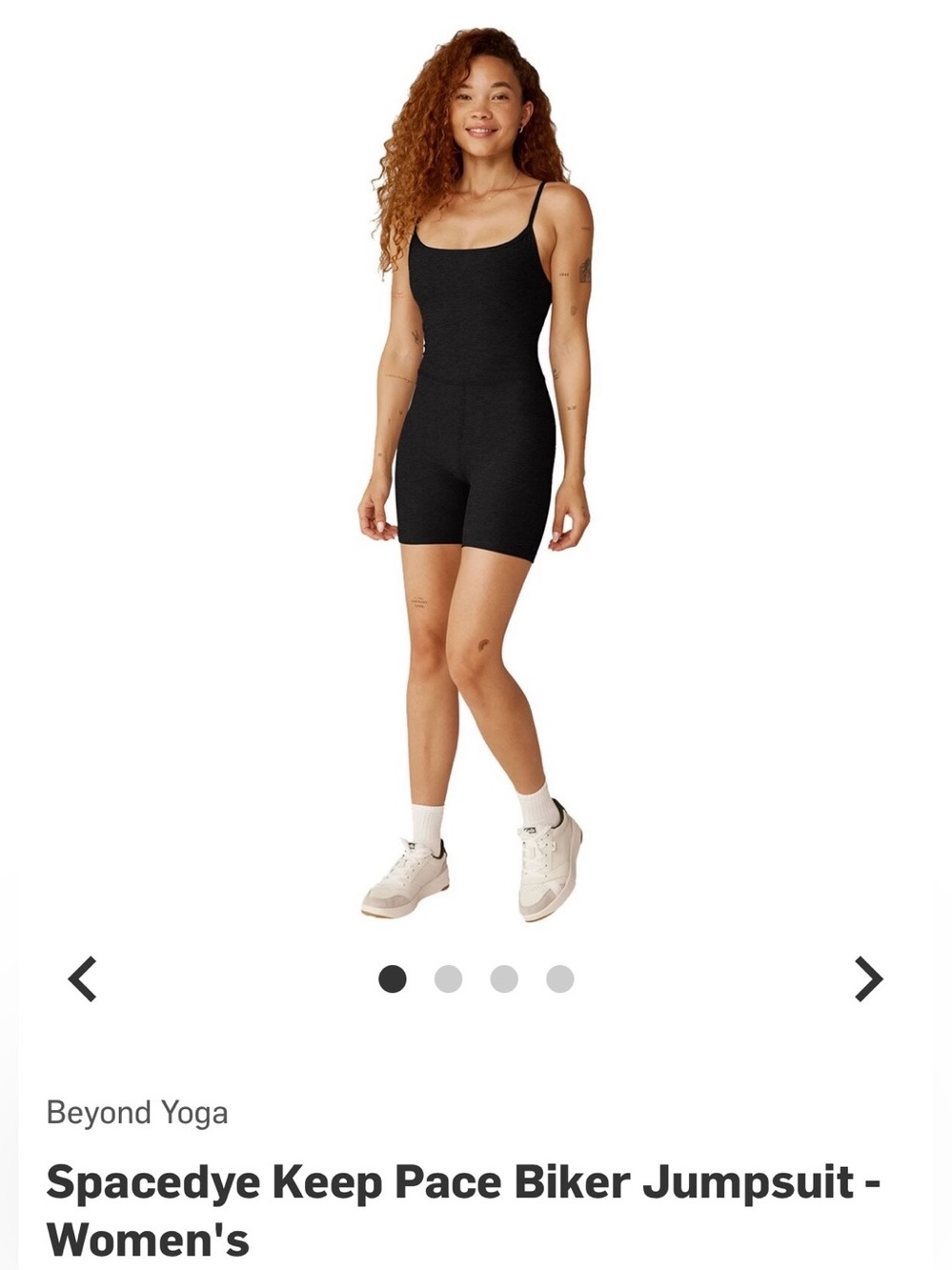 Beyond Yoga Keep Pace Biker Jumpsuit
